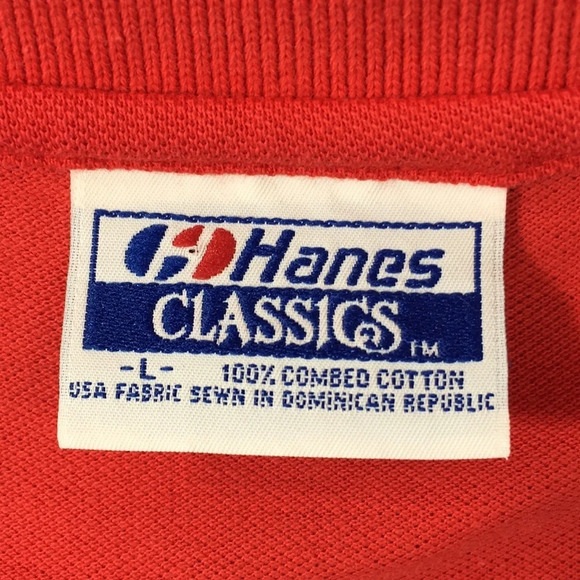 Vintage Official Hanes Red Coca Cola‎ Polo Shirt - Picture 10 of 11